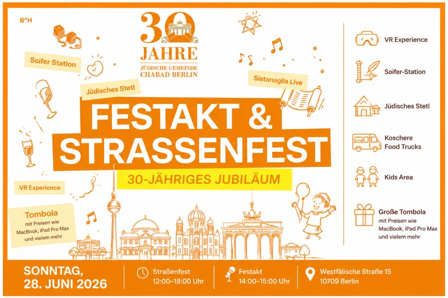 30 Jahre Chabad Berlin